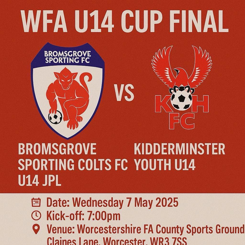 Bromsgrove Sporting Colts FC tweet media