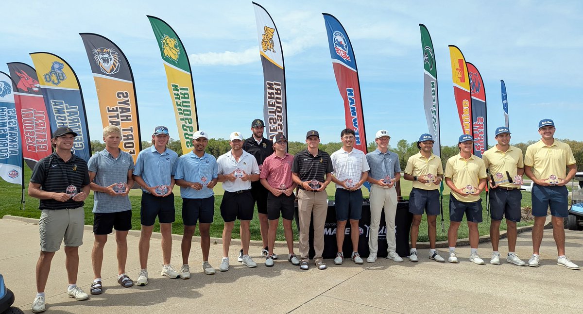 The MIAA (@themiaa) on Twitter photo Congratulations to <a href="/UCOMensGolf/">UCO Men's Golf</a> on taking home the regular season ππ‘π tournament title at the 2025 MIAA Men's Golf Championship πβ³οΈ
View the championship's final results, postseason award winners and more at the link below ‡οΈ
π° bit.ly/3EBSvN6
#BringYourAGame Congratulations to <a href="/UCOMensGolf/">UCO Men's Golf</a> on taking home the regular season ππ‘π tournament title at the 2025 MIAA Men's Golf Championship πβ³οΈ
View the championship's final results, postseason award winners and more at the link below ‡οΈ
π° bit.ly/3EBSvN6
#BringYourAGame