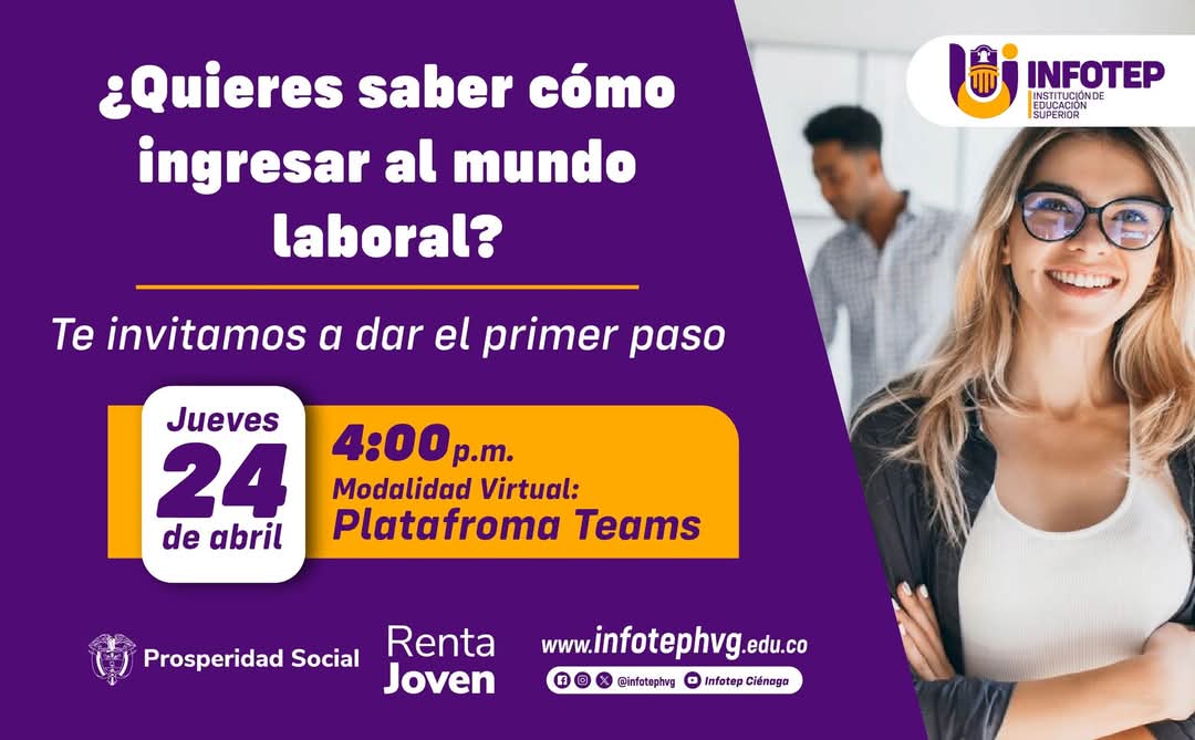 UniCaribe_'s tweet photo. 🔍💼 ¿Quieres saber cómo ingresar al mundo laboral?

Esta es tu oportunidad 🙌 https://t.co/a69KJIU5x2