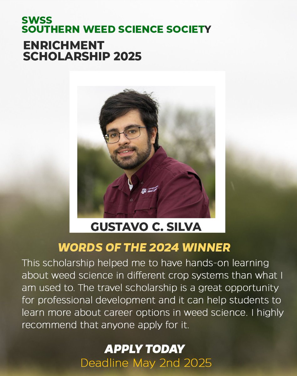 Don't miss this chance for professional growth!
Apply for SWSS Endowment Enrichment Scholarship 2025! 
 🗓️ Deadline: Friday May 2, 2025
For more information: 
lnkd.in/gzVAeKYT