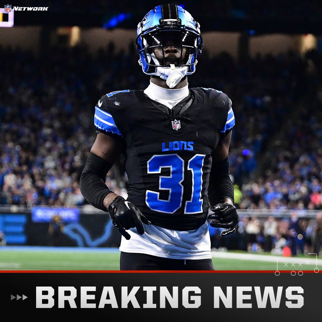 Ian Rapoport (@rapsheet) on Twitter photo The #Lions and All-Pro S Kerby Joseph reached agreement on a massive new extension to make him the highest paid safety in NFL history, sources say.
He gets a 4-year, $86M deal โ $21.5M per year โ in contract done by <a href="/AgentLouisBing/">Louis Bing</a>. A big-time star in Detroit cashes in. The #Lions and All-Pro S Kerby Joseph reached agreement on a massive new extension to make him the highest paid safety in NFL history, sources say.
He gets a 4-year, $86M deal โ $21.5M per year โ in contract done by <a href="/AgentLouisBing/">Louis Bing</a>. A big-time star in Detroit cashes in.