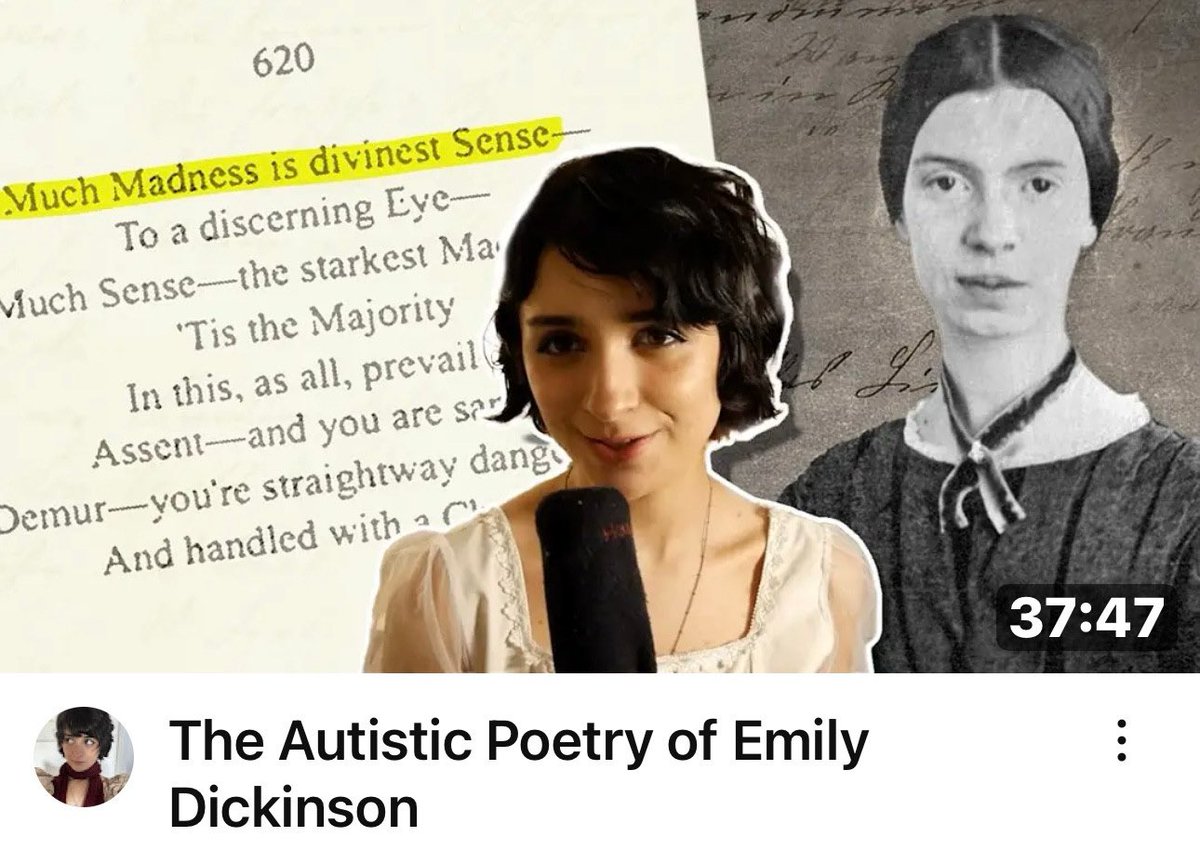 According to RFK jr, autistics will never be able to write poetry. But he is wrong, in fact the most celebrated poet in American history was autistic.
youtu.be/mldC3-5FuCU?si…