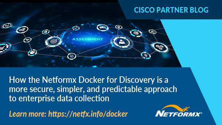 Netformx's tweet photo. New on the @CiscoPartners Blog: "Why we built the @Netformx Docker container the way we did".
Discover how our Docker-based #NetworkDiscovery delivers a simpler, more secure, &amp; predictable way to collect enterprise data.
🔗 https://t.co/QDJRzzqc1v #Docker #NetOps #NetworkSecurity https://t.co/dDxINbvbdQ