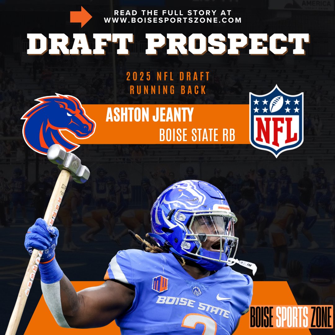 Boise State has built NFL RBs before — Ajayi, Martin, Mattison.
Ashton Jeanty might be the next one up. 🔥
The 2025 NFL Draft is watching.
📖 Full story: boisesportszone.com

#BoiseState #AshtonJeanty #NFLDraft2025 #BroncoBuilt