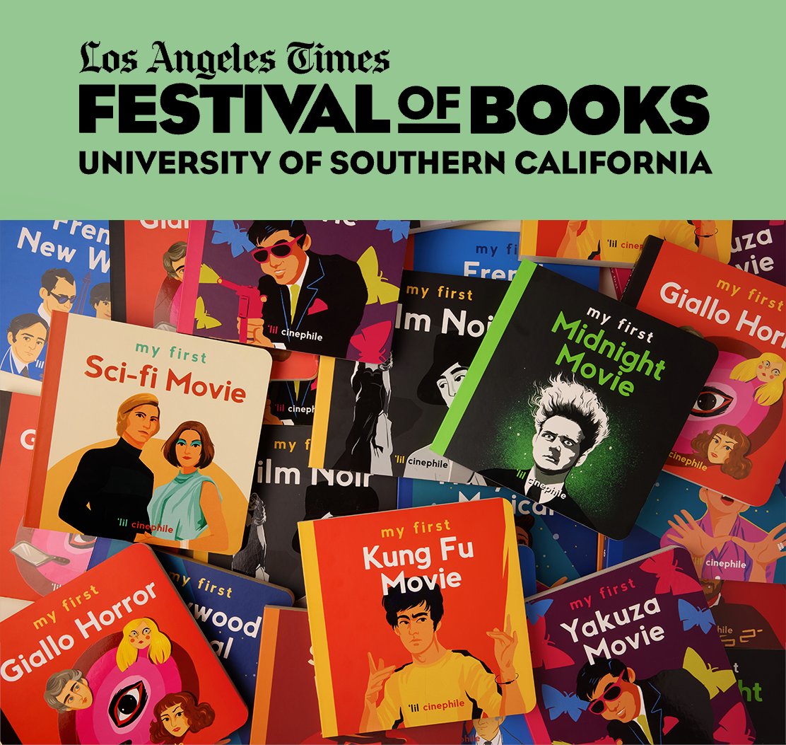 Cinephile ๐๏ธ (@cinephilegame) on Twitter photo LOS ANGELES: Join us this weekend April 26-27th at the LA Times Festival of Books! We'll have our entire line of <a href="/lilcinephile/">lilcinephile ๐ฅ๐ฟ</a> books as well as <a href="/cinephilegame/">Cinephile ๐๏ธ</a>. Come say hi. Booth 821 in the Green Zone <a href="/latimesfob/">LA Times Festival of Books</a> ๐ฟ events.latimes.com/festivalofbooks LOS ANGELES: Join us this weekend April 26-27th at the LA Times Festival of Books! We'll have our entire line of <a href="/lilcinephile/">lilcinephile ๐ฅ๐ฟ</a> books as well as <a href="/cinephilegame/">Cinephile ๐๏ธ</a>. Come say hi. Booth 821 in the Green Zone <a href="/latimesfob/">LA Times Festival of Books</a> ๐ฟ events.latimes.com/festivalofbooks