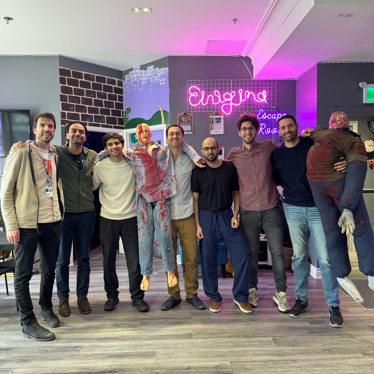 SickKids Labatt Family Heart Centre (@skheartcentre) on Twitter photo Our <a href="/SickKidsNews/">The Hospital for Sick Children (SickKids)</a> Cardiology Fellows are trading scrubs for clues at this week’s Wellness Event…an Escape Room. Team building in the name of wellness! Our <a href="/SickKidsNews/">The Hospital for Sick Children (SickKids)</a> Cardiology Fellows are trading scrubs for clues at this week’s Wellness Event…an Escape Room. Team building in the name of wellness!