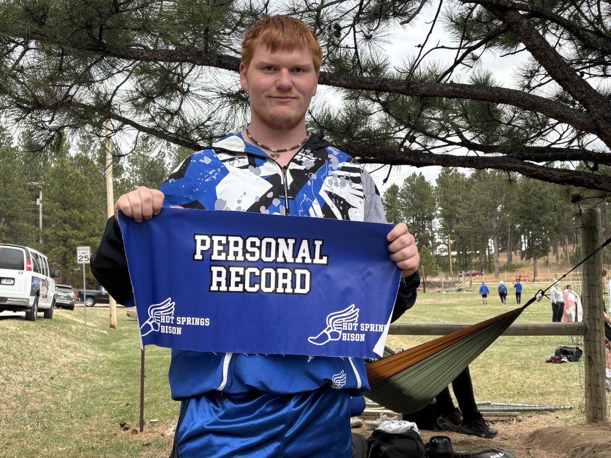 Ethan with a PR in shot and discus