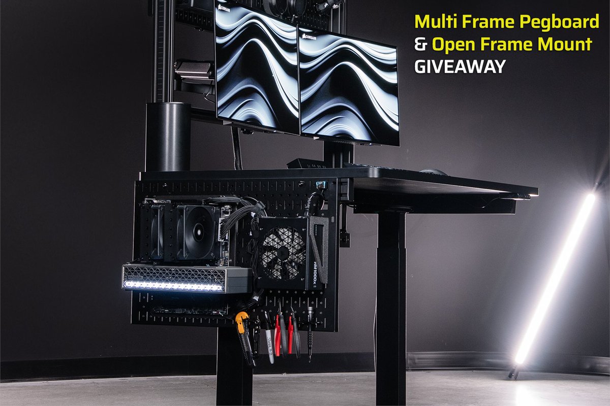 Check out our Open Frame PC Build and enter our giveaway for a CORSAIR Multi Frame Pegboard and a set of printed frames: corsair.com/us/en/explorer…

You can also see other variations of the build on the Builders Showcase:
corsair.com/ww/en/explorer…