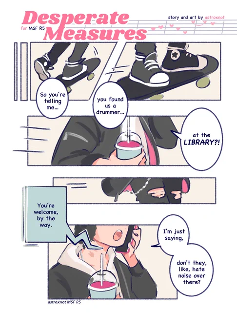 desperate measures 🎸🥁🛹

for #minsungficathon5 P351

@minsungmod 
[1/4] 🛹 