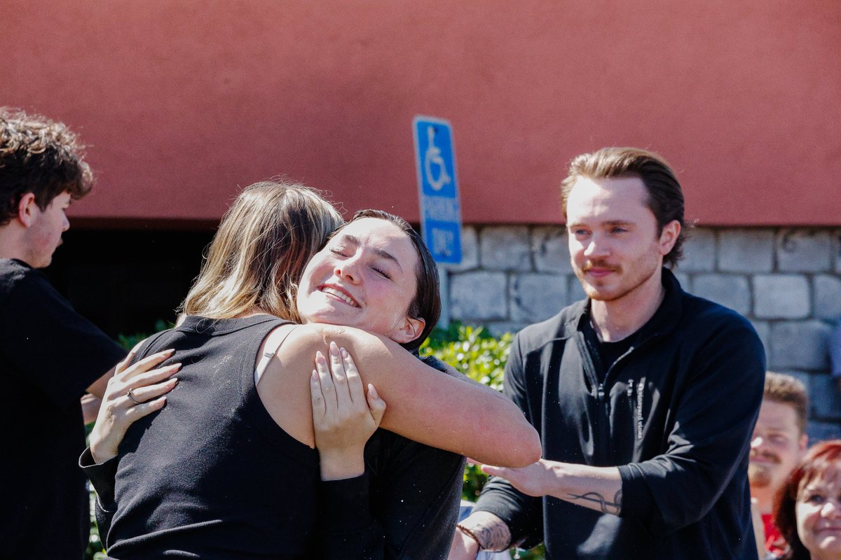 SimpsonU's tweet image. Over 20 Simpson University students and staff were baptized today! God is good!

#GodIsGood #ReddingCA #SimpsonUniversity