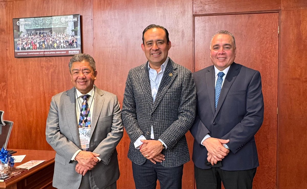 Honrado de dialogar con Jaime Lucero, presidente de <a href="/FuerzaMigrante/">Fuerza Migrante</a>, y Avelino Meza, secretario general. Juntos por el empoderamiento y la defensa de nuestra comunidad mexicana en el exterior. 

#FuerzaMigrante #congresodelaunion