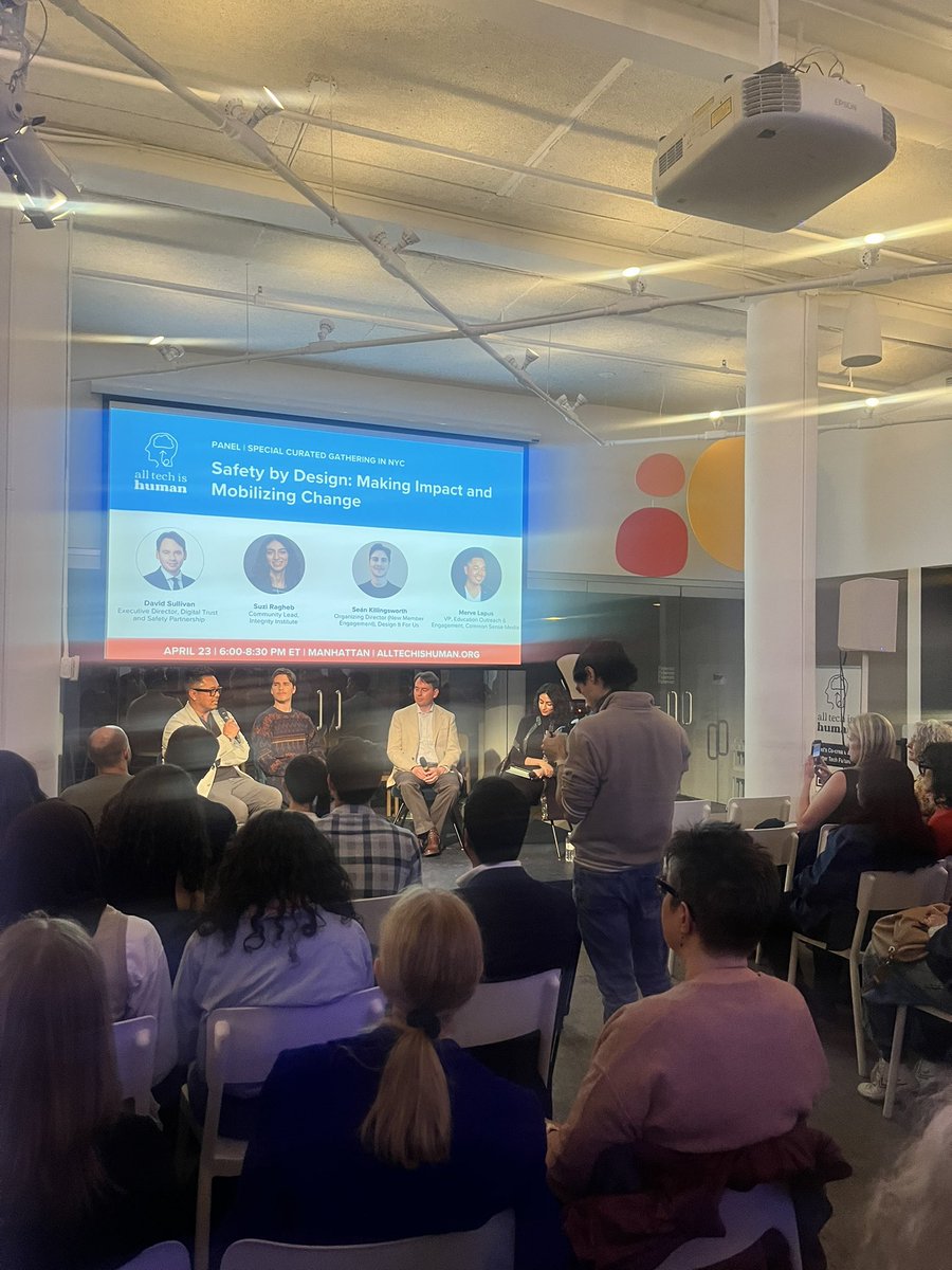 Farzaneh (@farzanehbad) on Twitter photo <a href="/David_MSullivan/">David Sullivan</a> is in NY talking about the importance of a principle based approach when it comes to digital safety and safety by design so that safeguards remain consistent but don’t encroach on other rights. <a href="/AllTechIsHuman/">All Tech Is Human</a> <a href="/dtspartnership/">Digital Trust & Safety Partnership</a> <a href="/David_MSullivan/">David Sullivan</a> is in NY talking about the importance of a principle based approach when it comes to digital safety and safety by design so that safeguards remain consistent but don’t encroach on other rights. <a href="/AllTechIsHuman/">All Tech Is Human</a> <a href="/dtspartnership/">Digital Trust & Safety Partnership</a>