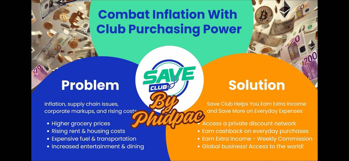 _phidpac's tweet image. S𝗮𝘃e 𝗺𝗼𝗻𝗲𝘆 𝗼𝗻 𝘁𝗵𝗲 𝘁𝗵𝗶𝗻𝗴𝘀 𝘁𝗵𝗮𝘁 𝘆𝗼𝘂’𝗿𝗲 𝗮𝗹𝗿𝗲𝗮𝗱𝘆 𝗯𝘂𝘆𝗶𝗻𝗴 &amp;amp; 𝘮𝘢𝘬e 𝘮𝘰𝘯𝘦𝘺 𝘸𝘪𝘵𝘩𝘰𝘶𝘵 𝘦𝘷𝘦𝘯 𝘵𝘳𝘺𝘪𝘯𝘨…
SaveClubTour.com/Phidpac

#membershipprogram #money #TrendingNow #affiliateprogram #opportunity #NewOpportunity #saveclub #club