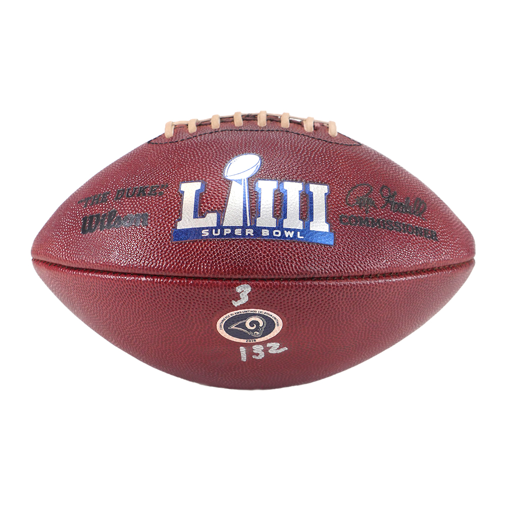Sports Collectors Daily (@sportscollector) on Twitter photo Super Bowl LIII game ball, <a href="/FanaticsFest/">Fanatics Fest</a> VIP experience up for auction now to benefit <a href="/MakeAWish/">Make-A-Wish America</a> >>> ebay.com/e/charity/make… Super Bowl LIII game ball, <a href="/FanaticsFest/">Fanatics Fest</a> VIP experience up for auction now to benefit <a href="/MakeAWish/">Make-A-Wish America</a> >>> ebay.com/e/charity/make…