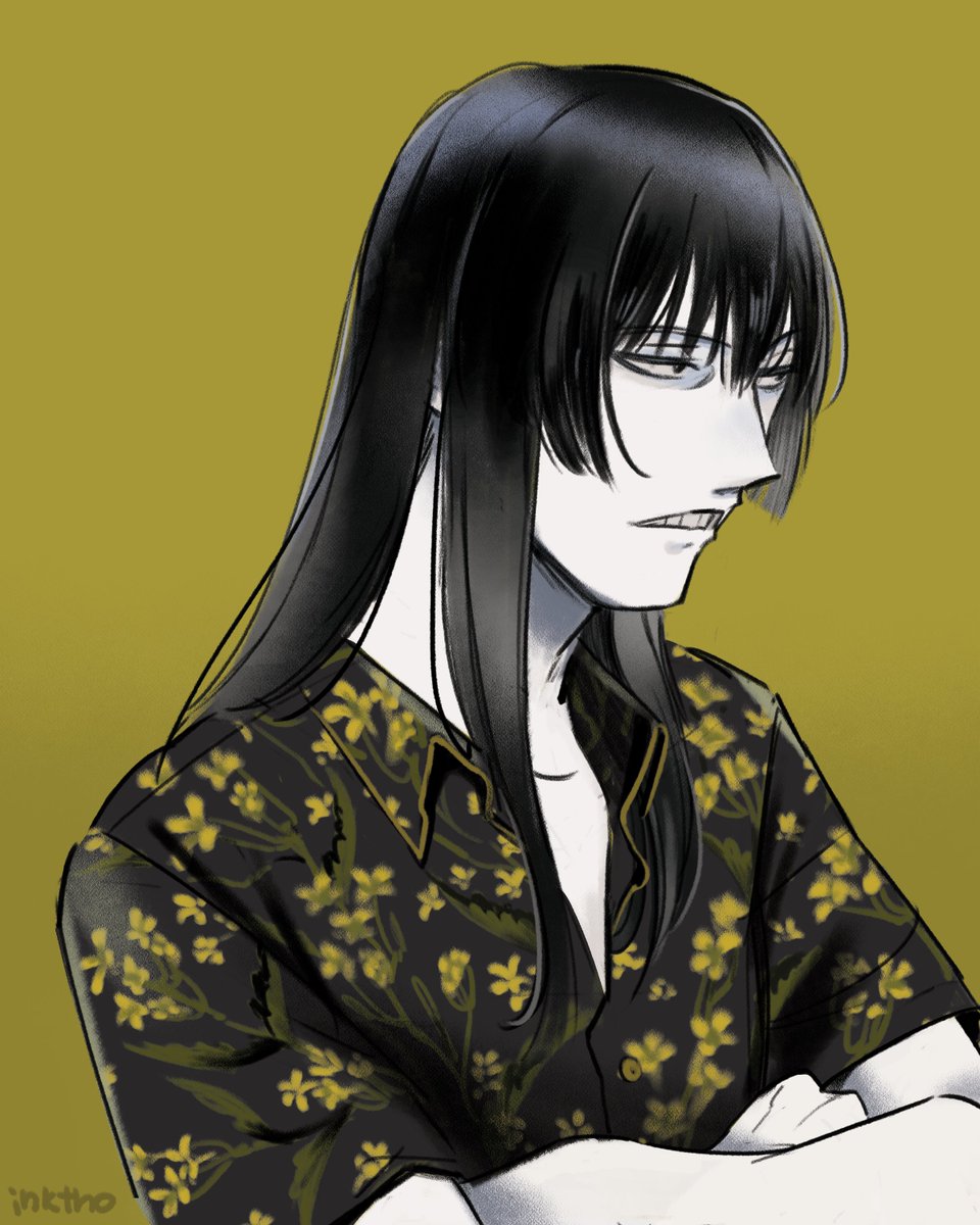 _inktho's tweet image. *icon change* 🖤🌿🌼