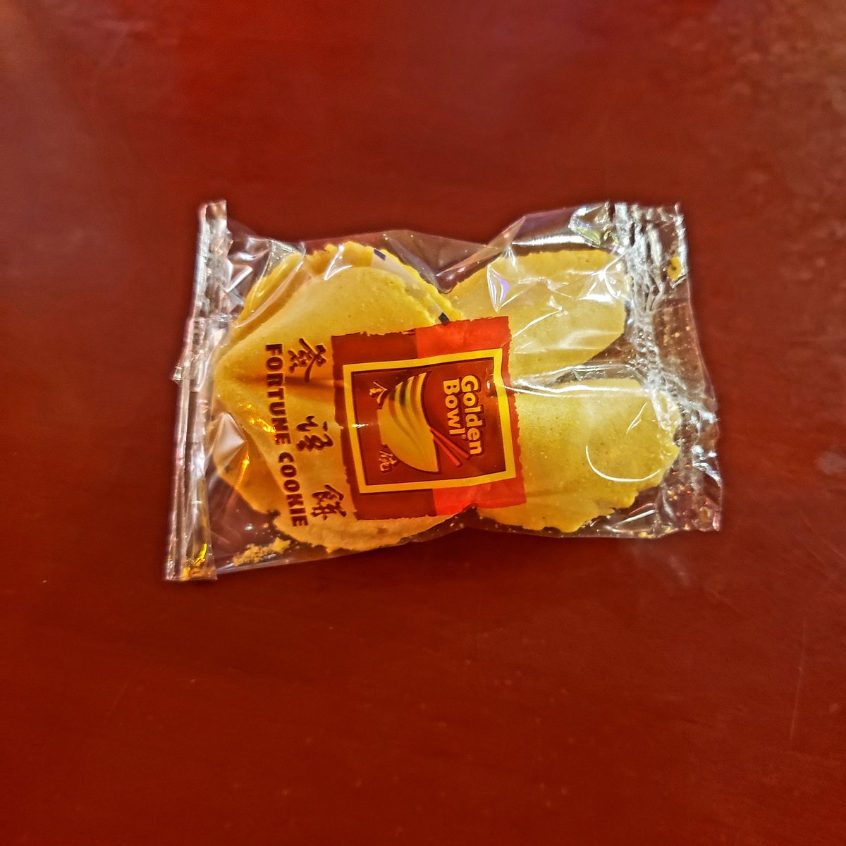 Alright, I have a lot of questions when you receive 2 fortune cookies in 1 package. 
1. Can you choose which fortune you want?
2. Does only half of each fortune come true?
3. Do the 2 fortunes blend into 1 mega fortune?
So much to learn. 🥠🥠