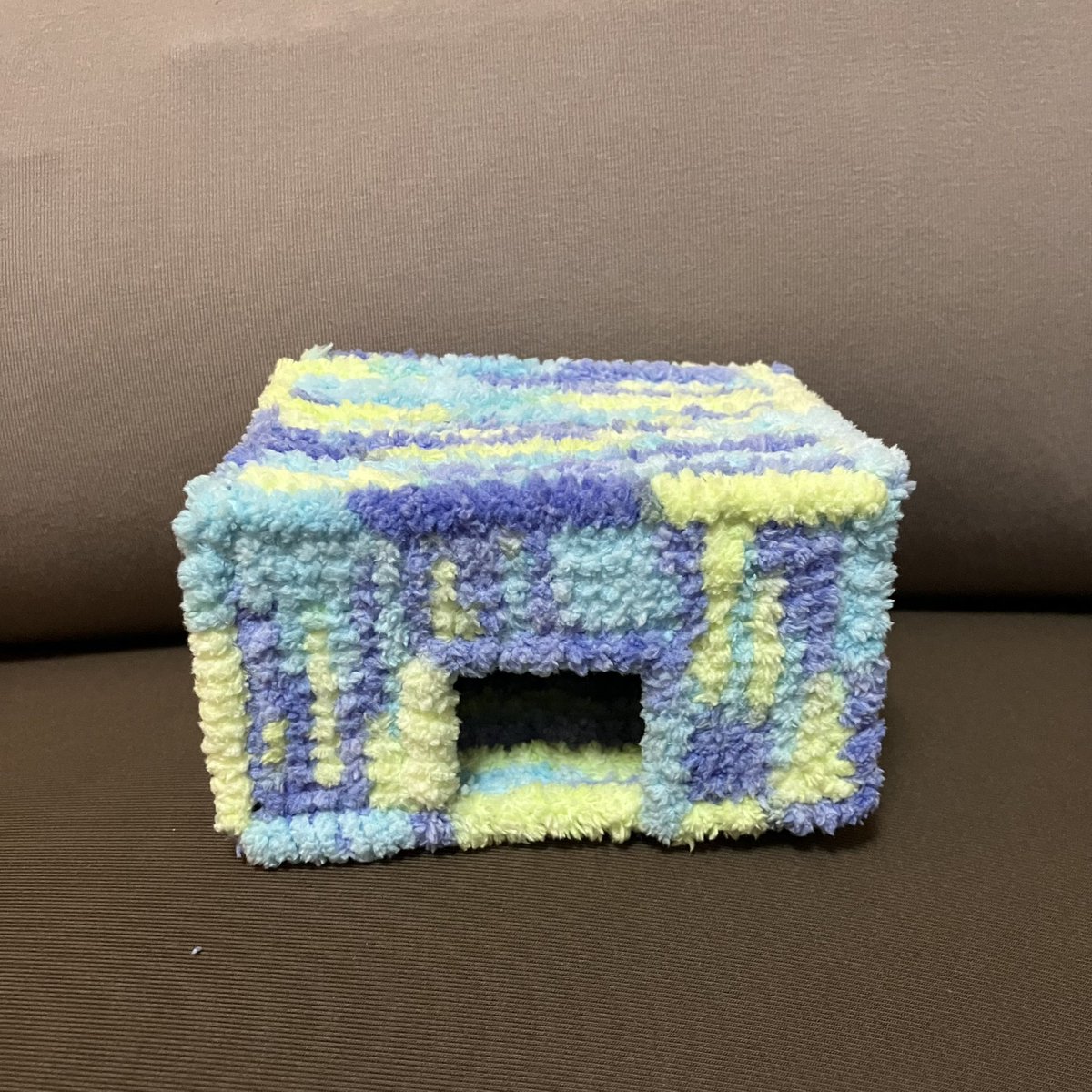 zoge_0880's tweet photo. みてみて〜
シェルター編んでみた🧶 https://t.co/j1LOaS2bLa