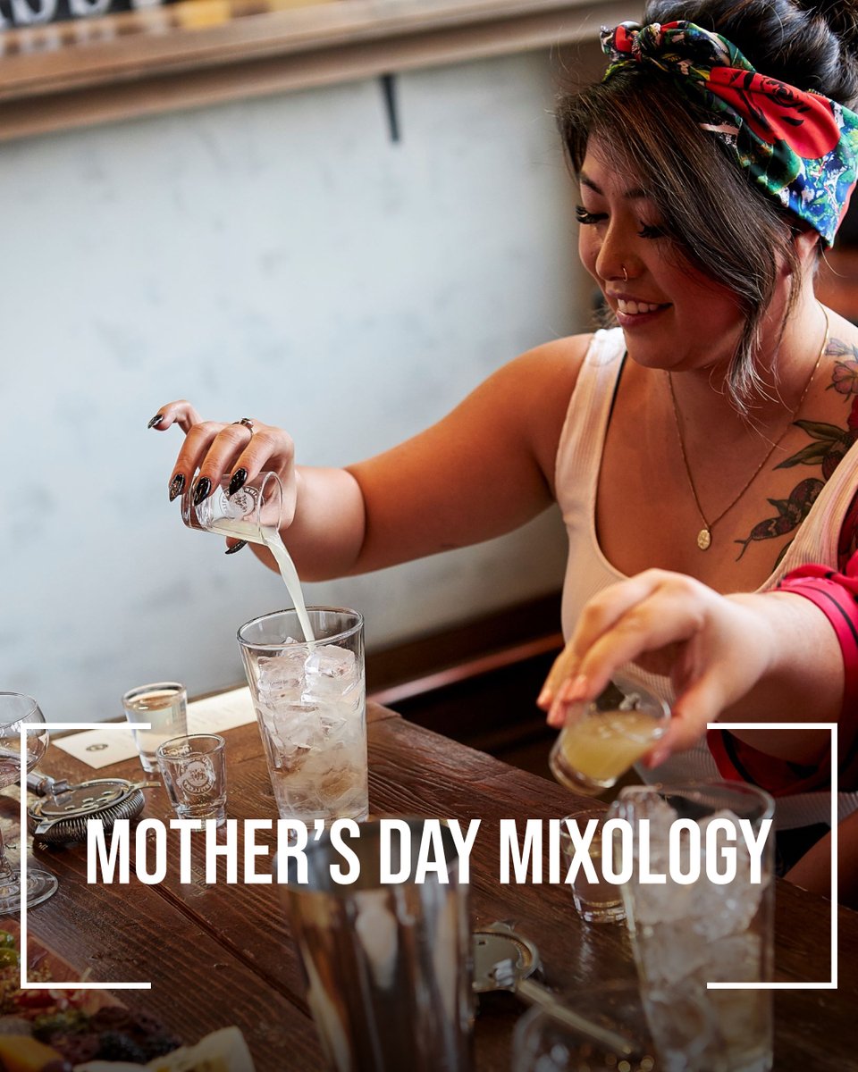 Join us on May 10th for a special Mother's Day Mixology event!🍹Included with your ticket is three delicious cocktails, a charcuterie board, and dessert! 

Tickets available here 👉brnw.ch/21wSb88