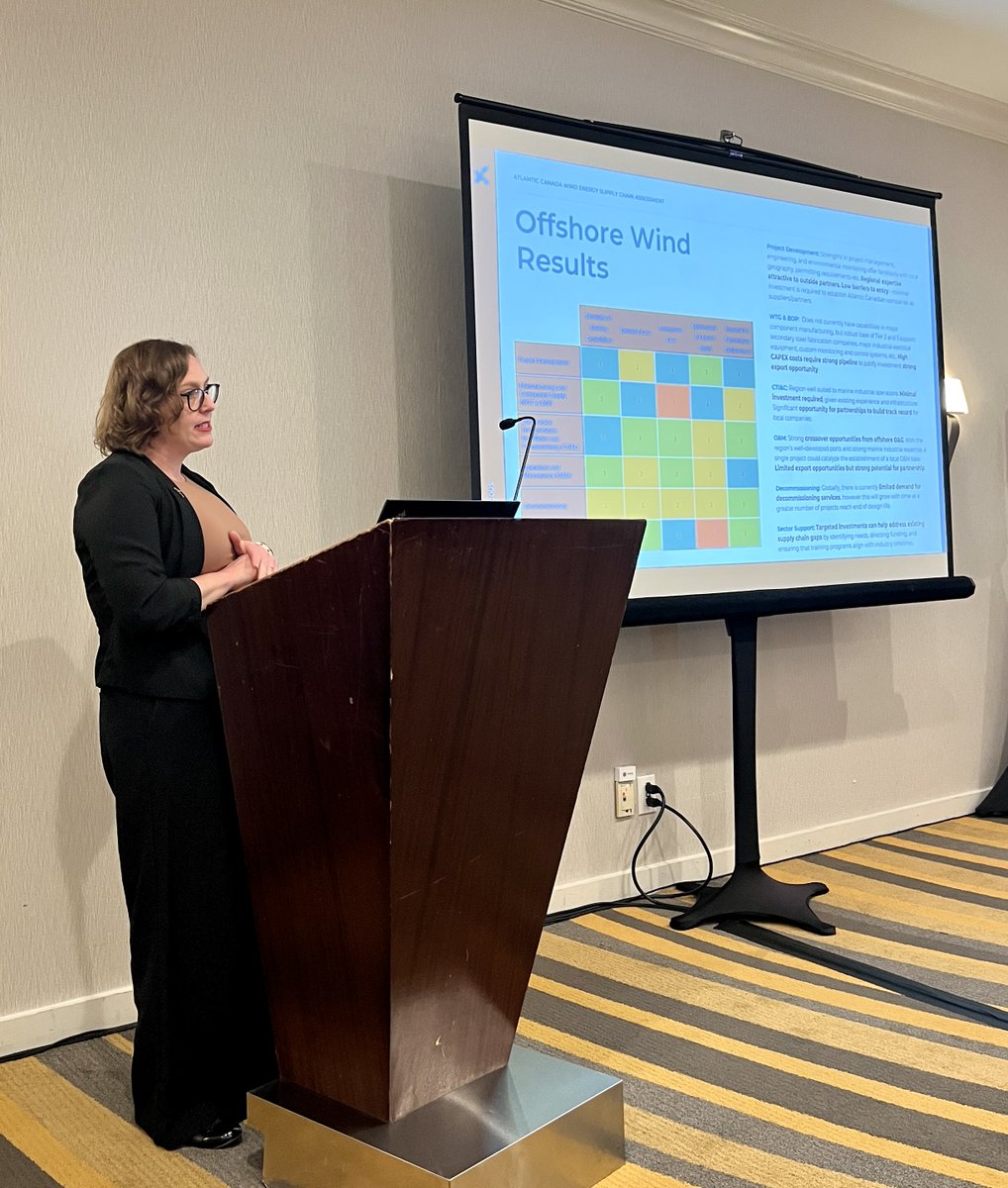 Thank you #NewBrunswick! Great Atlantic Canada Wind Energy Supply Chain session in #SaintJohn today. Thanks to everyone who joined us! 

Next stop Charlottetown #PEI!

#OffshoreWind #OnshoreWind #RenewableEnergy #AtlanticCanada