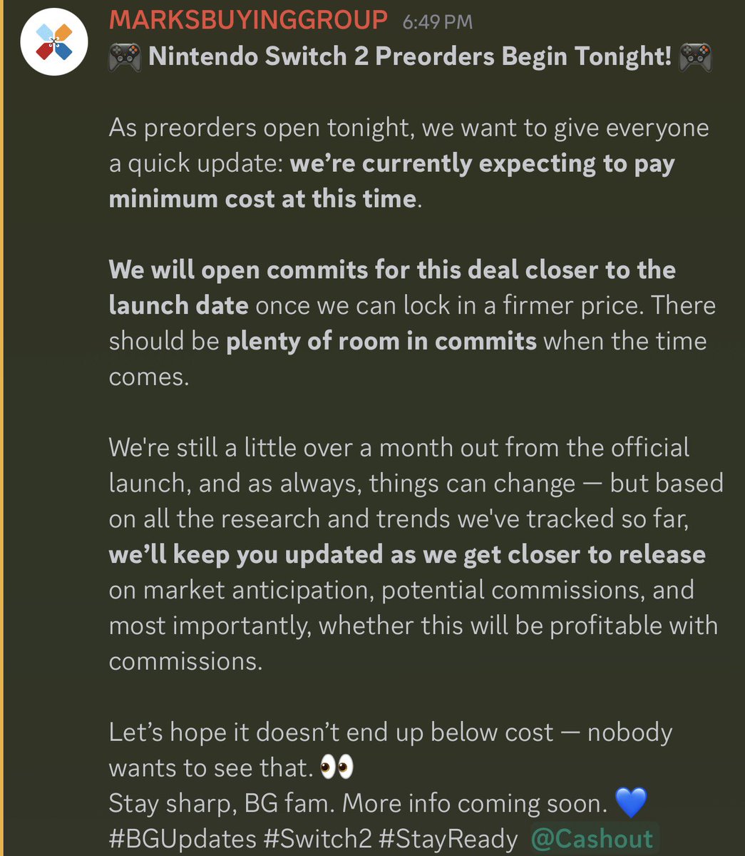 #nintendoswitch2 #Switch2 #preorder #cashoutgroup #buyinggroup #FreeMoney #switch2preorder #switch2cashout #switch2ダイレクト