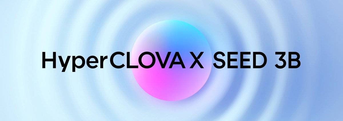 JungWooHa2's tweet image. So happy to annouce that #NAVER Cloud released our own Korean-aware multimodal multilingual foundation model, #HyperCLOVA_SEED via hugging face with #commercial license. The models include 3B, 1.5B, and 0.5B parameter models.

You can find them here: 
huggingface.co/naver-hyperclo…