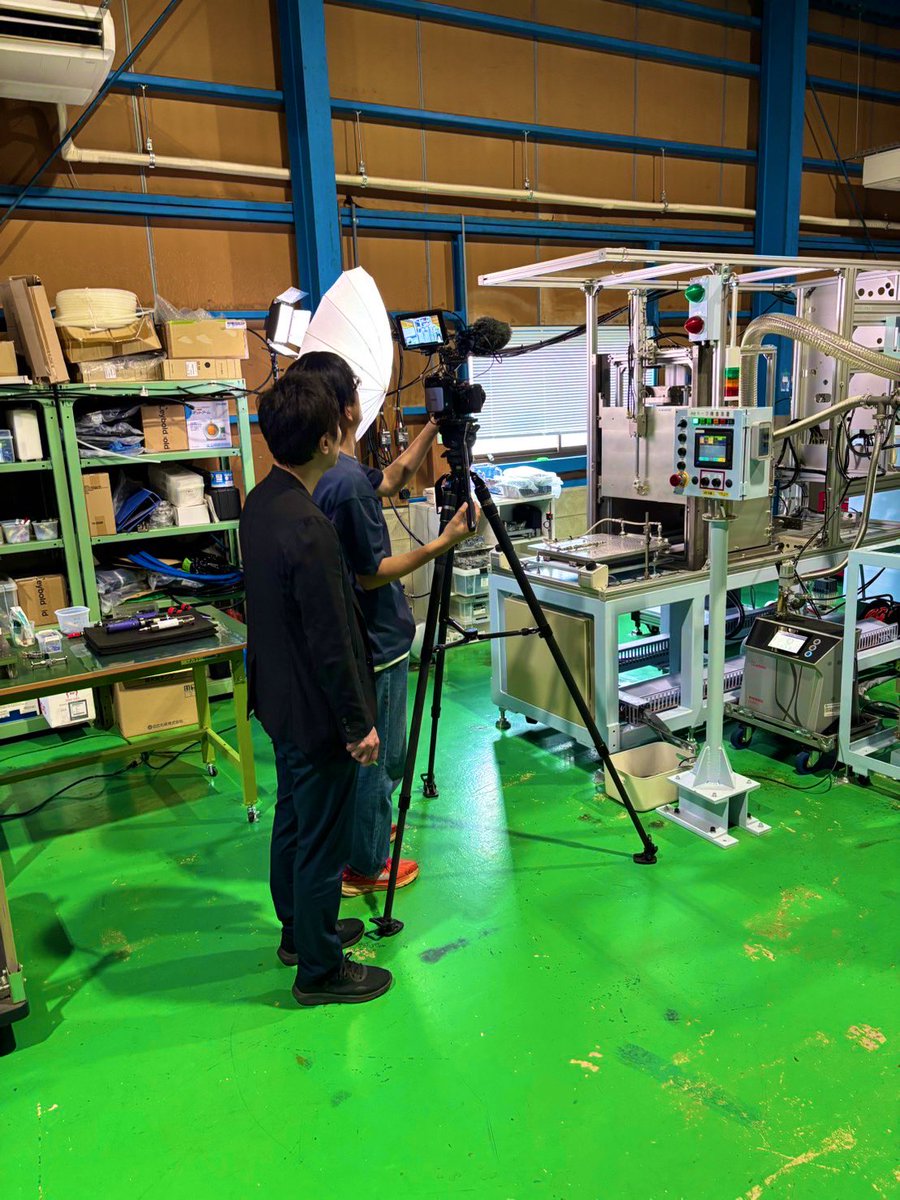 Energy_logical's tweet photo. 昨日当社の検査装置のプロモーション動画撮影イベントがありました！
#ライボルト社 との共同プロジェクトです🙌

近日中にライボルト社公式ウェブサイトにて公開されますので、乞うご期待ください！

撮影にご協力くださった #日本プロモーションテクノロジー株式会社 の皆様ありがとうございました✨ https://t.co/Gw3F3yZfzv