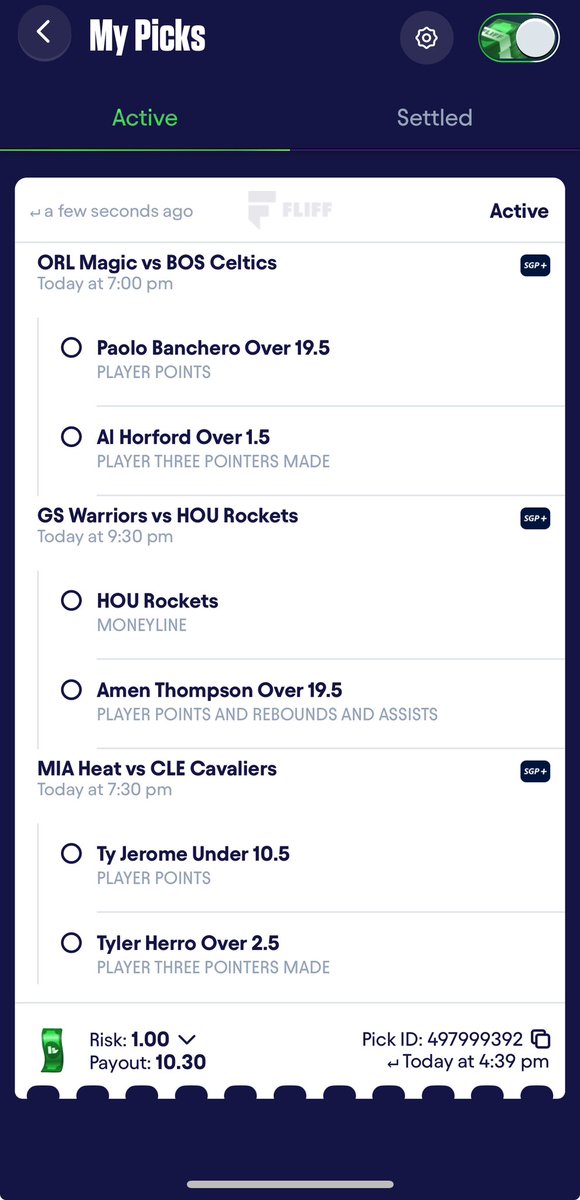 TheBettingKey's tweet photo. loving these nba playoff lays
feel confident tonight https://t.co/mEmyu2IOqF