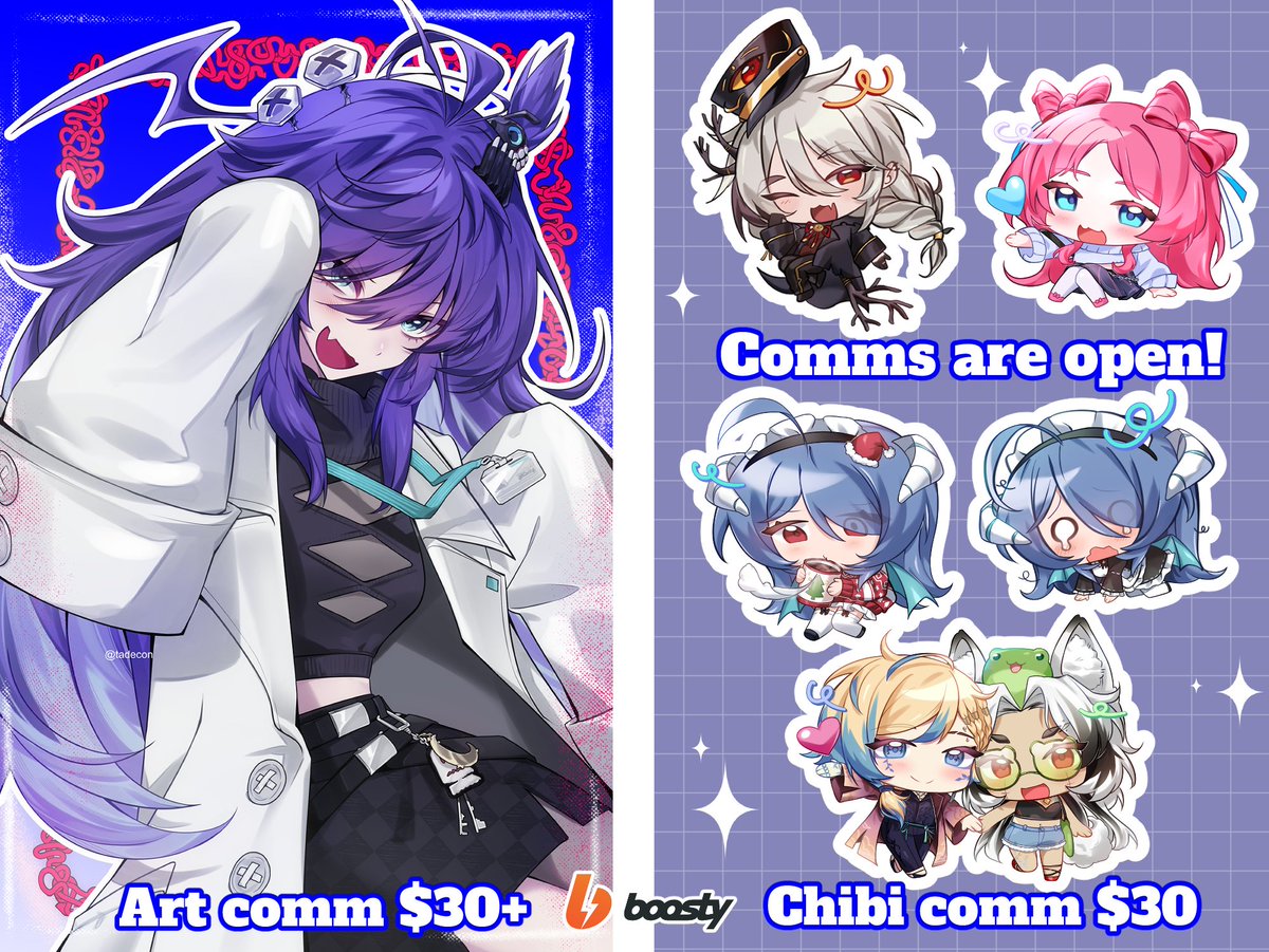 ☔️My comms are open☔️

You can DM me if you are interested!  And RT are appreciated, thank you!🤍