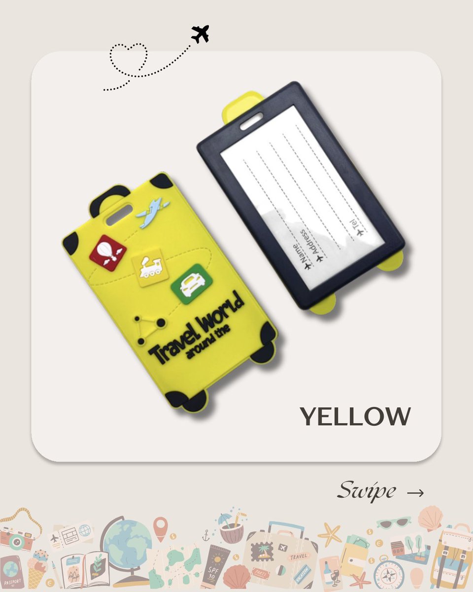 rimeksbb's tweet image. 🎒✨ Stand out in the baggage crowd!
Our Cute Cartoon Luggage Tags are fun, functional &amp;amp; anti-lost ready.
🎨 Multiple colors
📍 Rimeks @ Mayflower Mall
🛍️ rimeks.shop

#TravelCute #TagMeIfYouCan #CapeBretonStyle #RimeksStyle