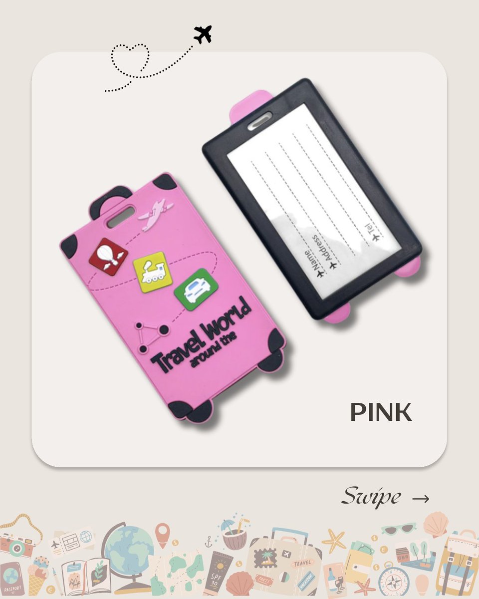 rimeksbb's tweet image. 🎒✨ Stand out in the baggage crowd!
Our Cute Cartoon Luggage Tags are fun, functional &amp;amp; anti-lost ready.
🎨 Multiple colors
📍 Rimeks @ Mayflower Mall
🛍️ rimeks.shop

#TravelCute #TagMeIfYouCan #CapeBretonStyle #RimeksStyle