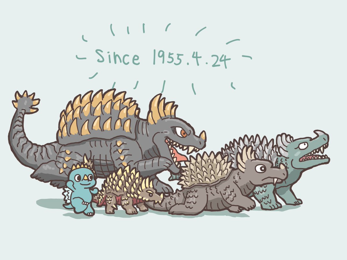 #アンギラス70周年
おめでとう!

※過去絵 