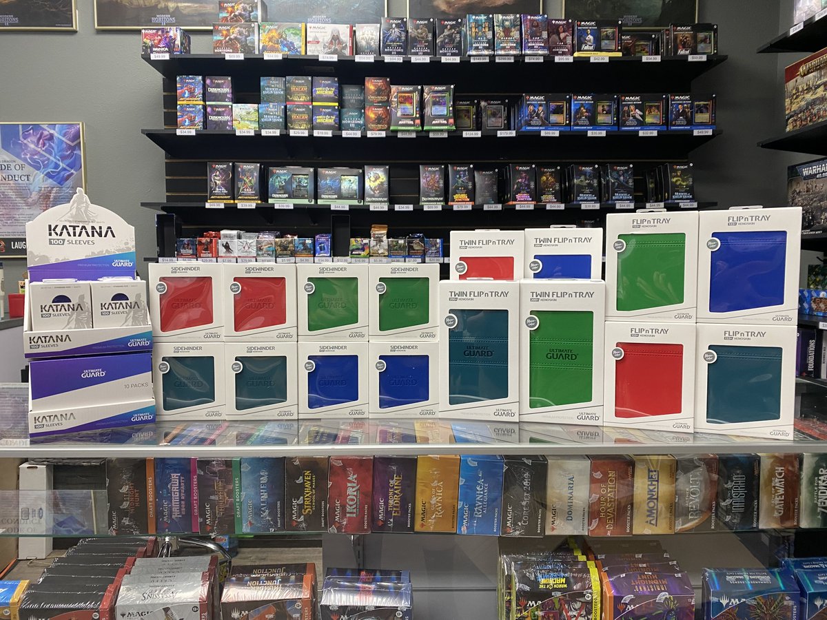 Sea_EDH's tweet photo. Ultimate Guard 🤝  SeaEDH!

Our care package from Ultimate Guard has arrived!

You can find this additionally prizing at SeaEDH 12 and at other tournaments to come!

HUGE shoutout to @UltimateGuard again! 🙏 https://t.co/CnlmqJw6DC