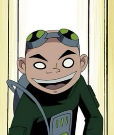 gogglesOTD's tweet photo. the goggles wearing character of the day gizmo from teen titans! https://t.co/4bPynaj61M