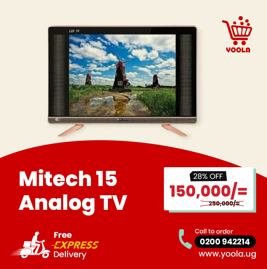 Yoola_UG's tweet image. Students &amp;amp; Shop Owners! 🇺🇬 Need a budget-friendly TV? The Mitech 15" Analog TV is compact &amp;amp; reliable for news or entertainment. 📺✨ Great value at Yoola Uganda! #YoolaUG #MitechTV #StudentDeal #ShopEssentials #Kampala
rfr.bz/t4b0d81