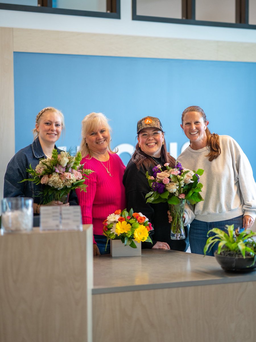 ahlquistdev's tweet photo. The real dream team 💐
Brooke, Kim, Madeleine & Alex keep the wheels turning, the schedules straight, and the vibes high.
We’d be lost without them — today we say THANK YOU! #AdminProfessionalsDay #OfficeLegends https://t.co/ILLtYZiPen