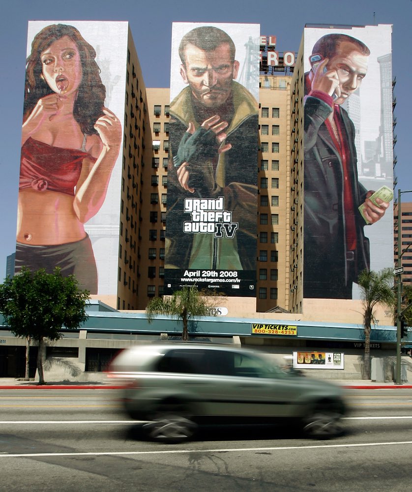 Marketing of GTA 4 (2008)