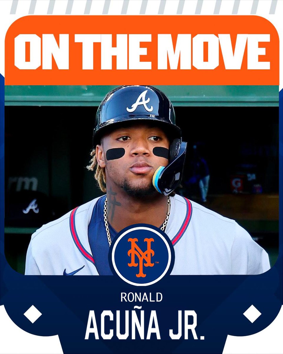 BREAKING 🚨🚨: The Braves have traded superstar outfielder Ronald Acuña Jr. to the Mets, marking one of the most shocking trades in MLB history.

Francisco Alvarez and Luisangel Acuña headline a loaded return going to Atlanta.

(via <a href="/TomDungESPN/">Tom Dung</a>)