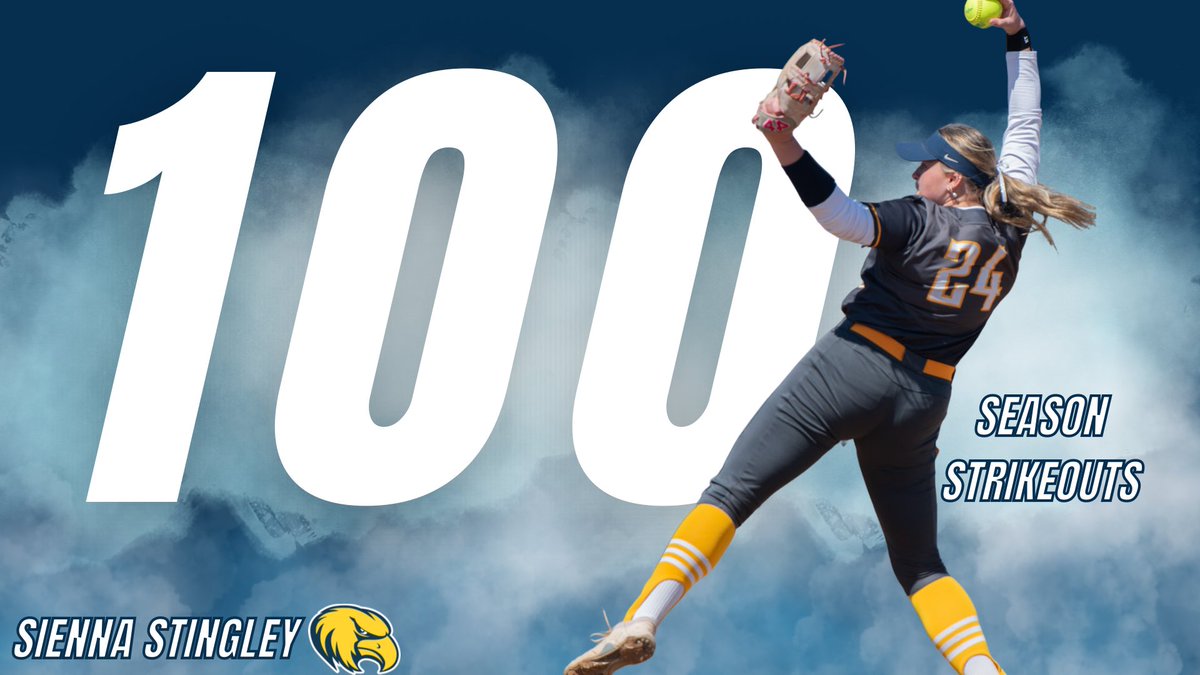 Sienna Stingley recorded her 100th season strikeout with her fourth K in today’s win over Carl Sandburg.