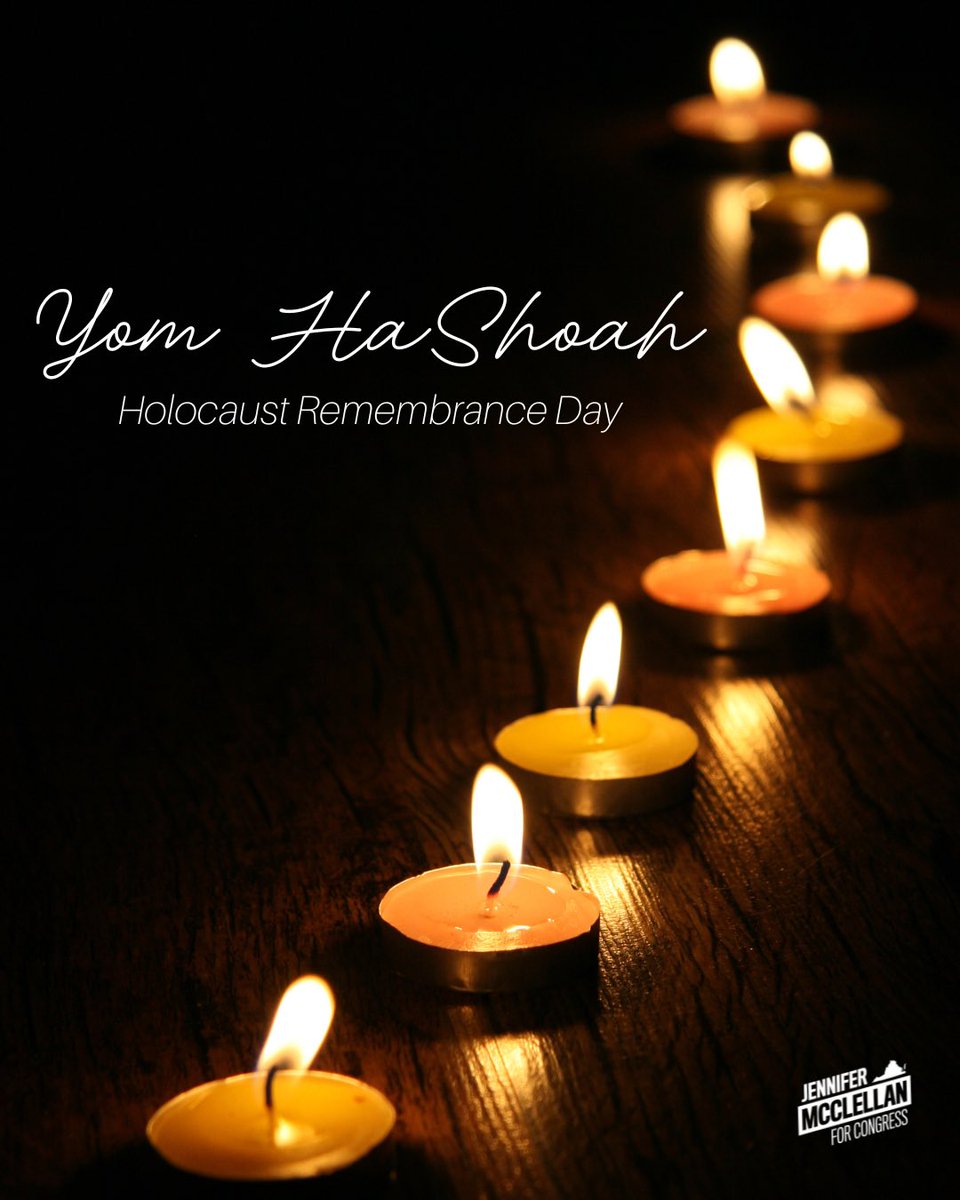 On Yom HaShoah, we remember the 6 million Jews murdered in the Holocaust and honor the survivors. We must continue to stand against antisemitism in all forms. #YomHaShoah #NeverAgain #NeverForget