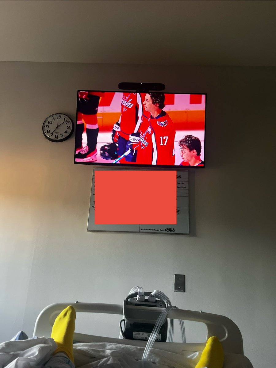 WillmFerguson's tweet photo. @Capitals Wouldn’t miss the #caps for anything, even spinal surgery. LETS GO CAPS 🚨 https://t.co/YyAvWMDA8N