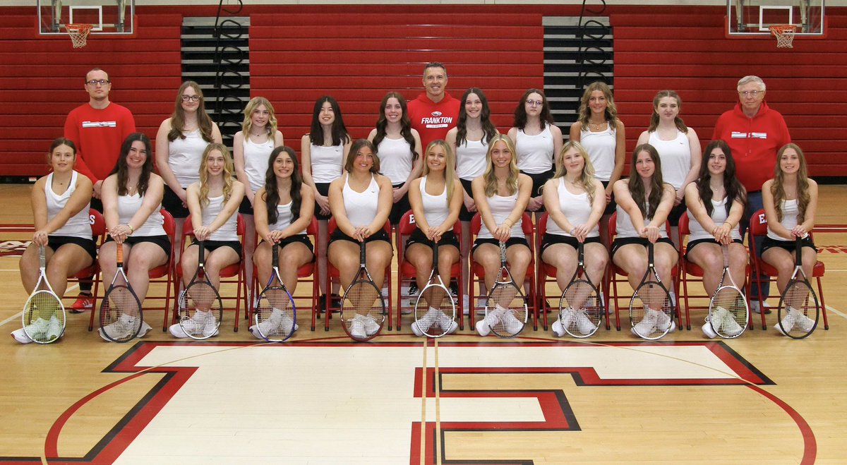 Lady Eagles Tennis (@franktongtennis) on Twitter photo The Lady Eagles win vs Hamilton Heights 5-0. JV gets the win as well!
Varsity Winners:
1S L. Hamaker
2S S. Harrison
3S L. Hall
1D C Quire/L. Dietzer
2D A.Moore/HG Harrison
Varsity Record: 5-1
JV Record 4-1
<a href="/FranktonAthleti/">Frankton Athletics</a> The Lady Eagles win vs Hamilton Heights 5-0. JV gets the win as well!
Varsity Winners:
1S L. Hamaker
2S S. Harrison
3S L. Hall
1D C Quire/L. Dietzer
2D A.Moore/HG Harrison
Varsity Record: 5-1
JV Record 4-1
<a href="/FranktonAthleti/">Frankton Athletics</a>