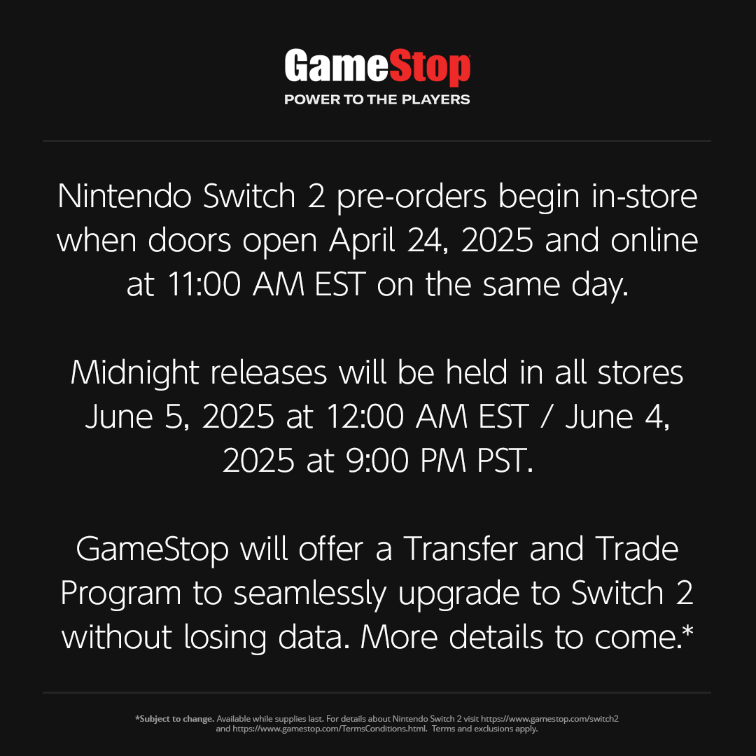 gamestop's tweet image. Are you ready?