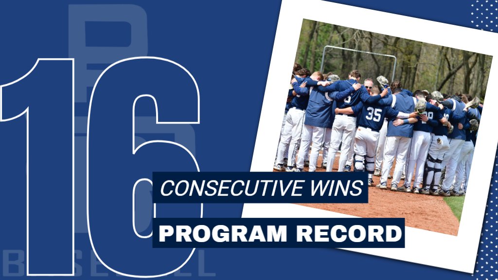 With their doubleheader sweep of Fredonia, <a href="/BehrendBaseball/">Behrend Baseball</a> has made history with 16 consecutive wins and counting!