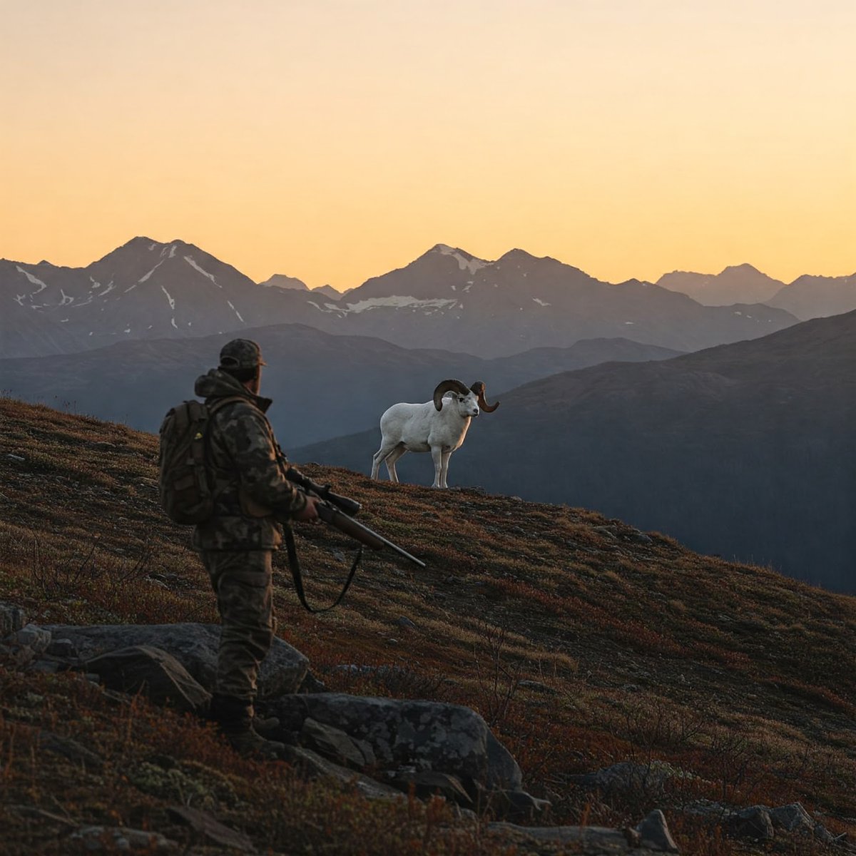 LynnSoiseth's tweet photo. What does hunting Dall sheep teach you?

Grit. Grace. Silence.

Out there in the Alaskan wild, it’s not about the trophy—it’s about what gets stripped away and what stays.

 Hunters of the White Sheep
Not just a hunting book. A story of becoming.
👉 https://t.co/1HE4ScPpKG
#Grit https://t.co/LYDNeUFoTs