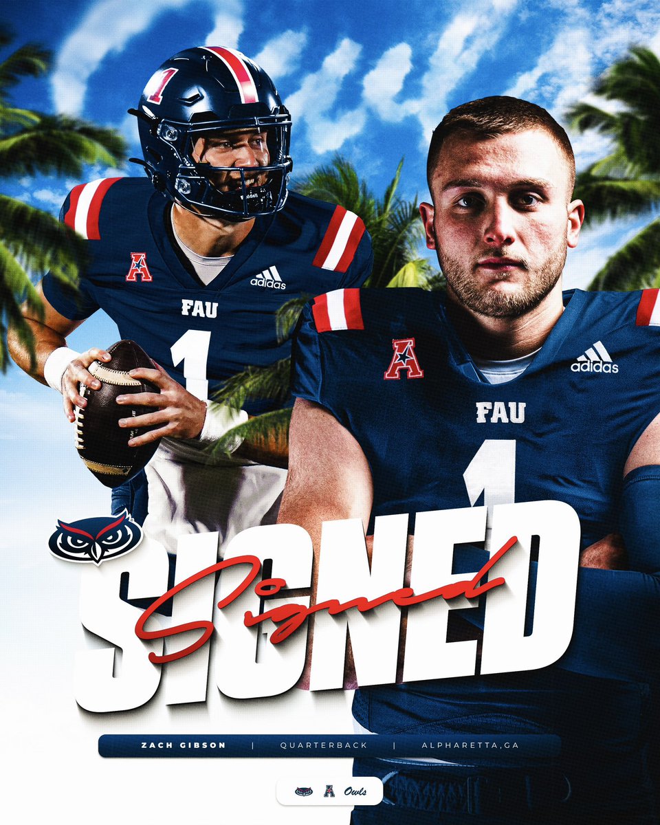 Florida Atlantic Football (@faufootball) on Twitter photo ๐พ๐๐๐๐๐๐ ๐๐ ๐ท๐๐๐๐
๐๐๐, <a href="/Zachgibsonjc/">Zach Gibson</a>
#WIP๐๏ธ ๐พ๐๐๐๐๐๐ ๐๐ ๐ท๐๐๐๐
๐๐๐, <a href="/Zachgibsonjc/">Zach Gibson</a>
#WIP๐๏ธ