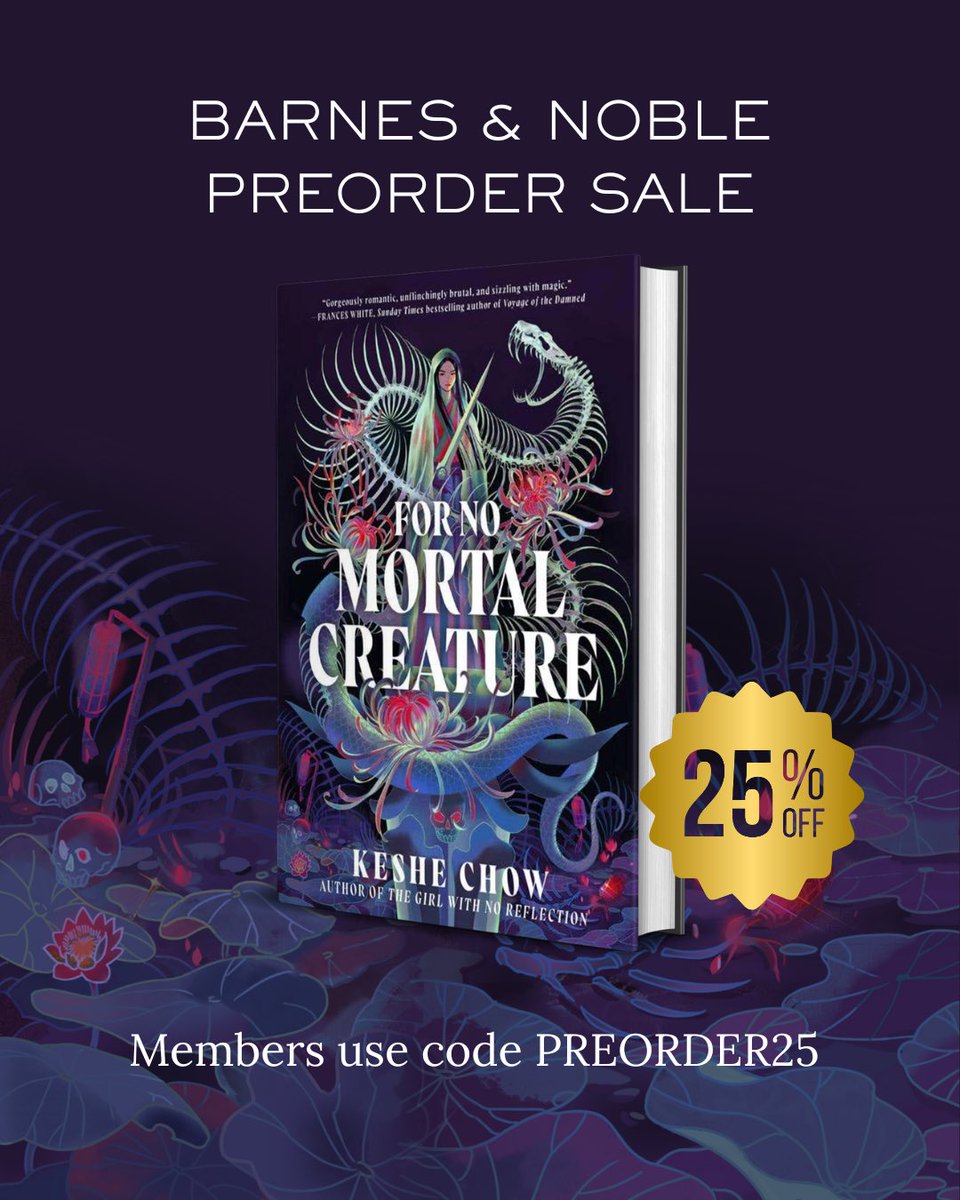 If you’re creating a cart of pre-ørďers at the B&amp;N 25% off sale, can I interest you in a very dark, very gothic YA fantasy about ghosts who can d!e repeatedly and become ghosts of ghosts?

And no one knows how deep the afterIife goes? 

Wuthering heights x Inception.
Out in Oct!