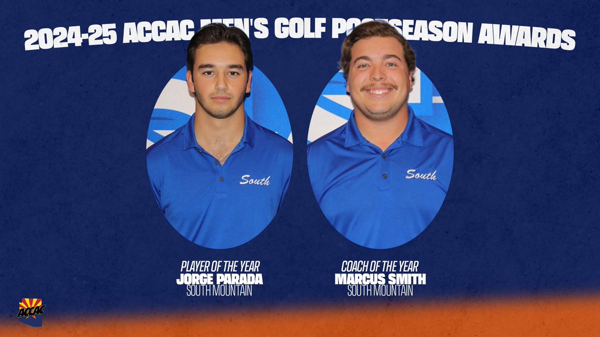ACCAC Men's Gold Postseason Awards

🏆 Conference Champions - South Mountain
🏆POY - Jorge Prada - South Mountain
🏆COY - Marcus Smith - South Mountain