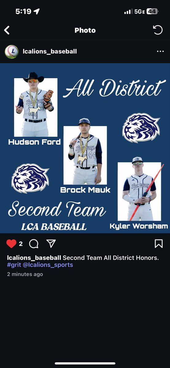 Brock Mauk (@brockmauk) on Twitter photo Grateful to receive second team all district this season!! Region tournament up next.
<a href="/Landsharks_17u/">Landsharks National 18u</a>
<a href="/lakewaybaseball/">Lakeway Christian Academy Baseball</a>
<a href="/UnionKyBsb/">UCU Baseball</a> Grateful to receive second team all district this season!! Region tournament up next.
<a href="/Landsharks_17u/">Landsharks National 18u</a>
<a href="/lakewaybaseball/">Lakeway Christian Academy Baseball</a>
<a href="/UnionKyBsb/">UCU Baseball</a>