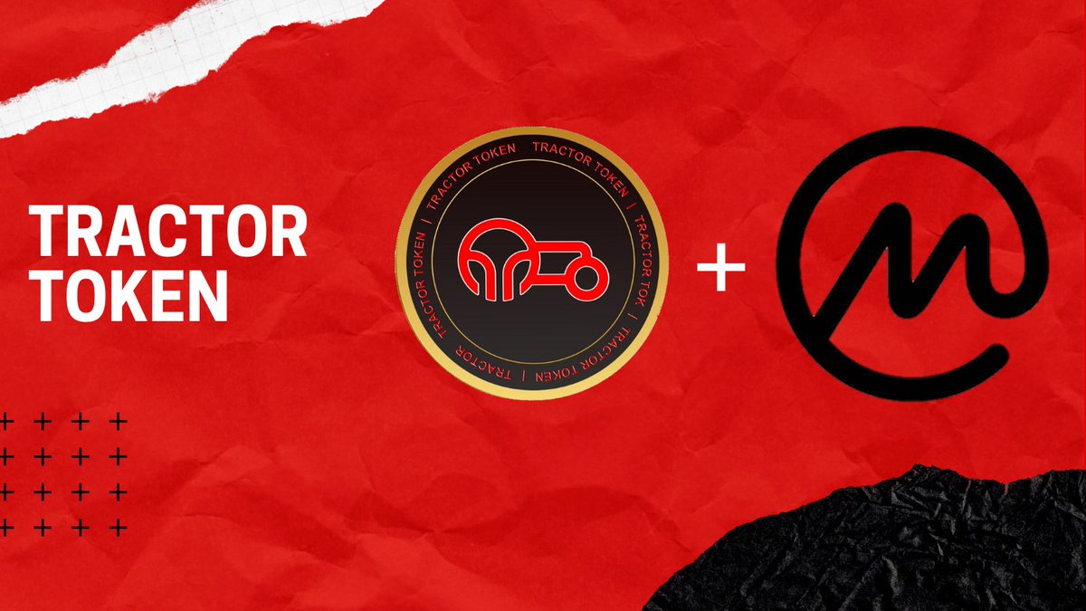 Greater news ,The official request for listing Tractor Token on <a href="/CoinMarketCap/">CoinMarketCap</a> has been submitted! #CoinMarketCap  #TractorToken