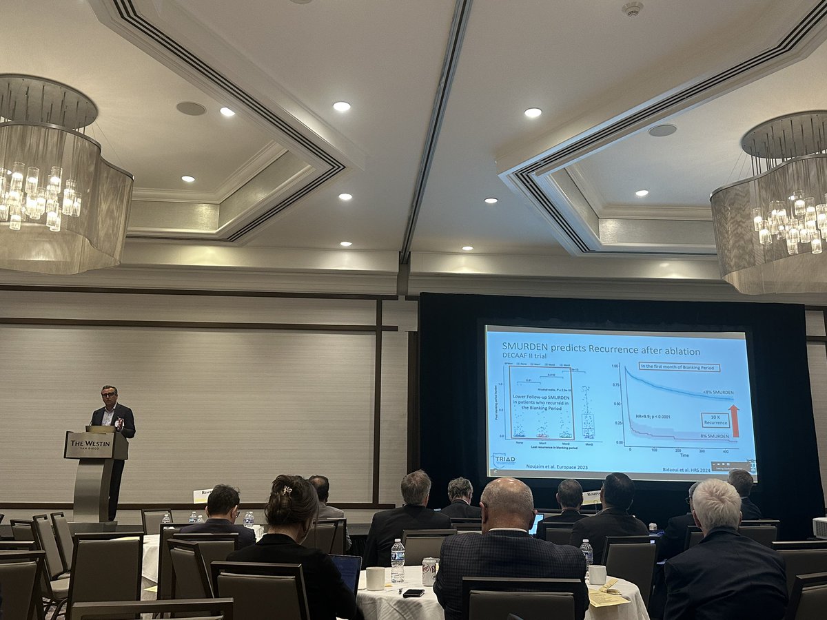 Yosef Safi Harb (@ysharb) on Twitter photo SMURDEN (Smartphone-based AF Burden) as a powerful marker for quality of life, symptom severity, and predicting recurrence post-ablation presented by <a href="/nmarrouche/">Nassir Marrouche</a>
<a href="/Charbelnoujaim/">Charbel Noujaim</a> <a href="/TulaneTriad/">TulaneTRIAD</a>
#StanfordBiodesign2025 SMURDEN (Smartphone-based AF Burden) as a powerful marker for quality of life, symptom severity, and predicting recurrence post-ablation presented by <a href="/nmarrouche/">Nassir Marrouche</a>
<a href="/Charbelnoujaim/">Charbel Noujaim</a> <a href="/TulaneTriad/">TulaneTRIAD</a>
#StanfordBiodesign2025
